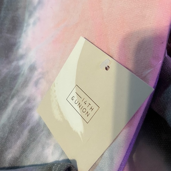 14th & Union tie die long sleeve shirt - Picture 2 of 4